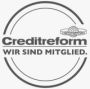 Wir arbeiten mit der Creditreform zusammen und sind Mitglied