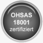 Sicherheitsmanagementsystem OHSAS 18001 zertifiziert